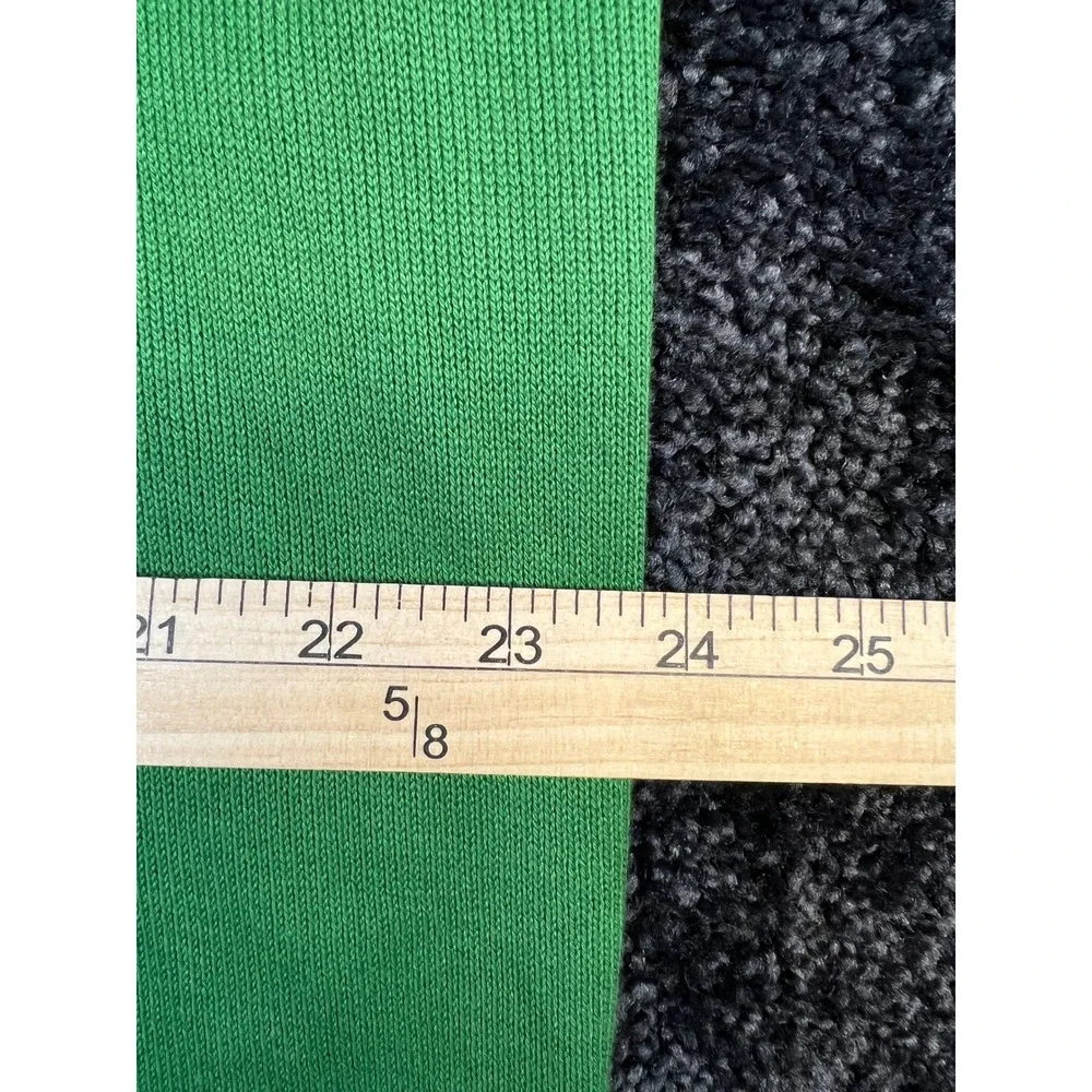 Banana‎ Republic Kelly Green 1/4 Zip Cotton Pullover Elbow Patches - Men's XL